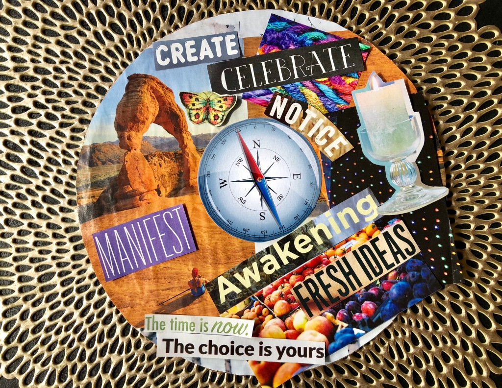 Promotional Image for "Create Your Vision 2019" Mindful Creativity workshop with Theresa Foster